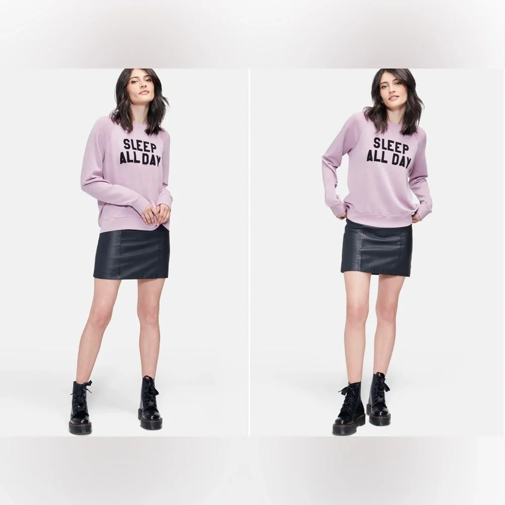 WILDFOX Elderberry “Sleep All Day” “Dance All Night” Sweatshirt - M - Picture 4 of 4